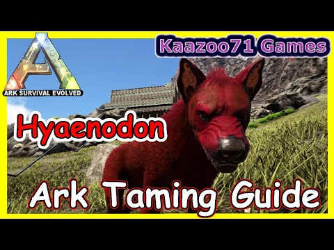 How to Tame a Hyena in Ark 💥- Hyaenodon