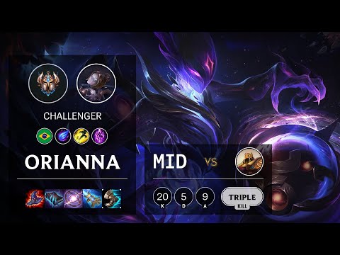 Orianna Mid vs Azir - BR Challenger Patch 10.13