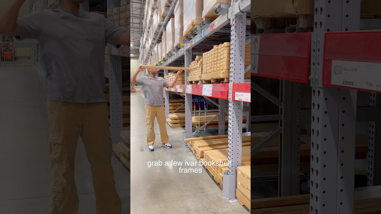 Best budget friendly DIY room divider EVER! Ikea hack #interiordesign #homedecor #diy