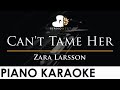 Zara Larsson - Can't Tame Her - Piano Karaoke Instrumental Cover with Lyrics