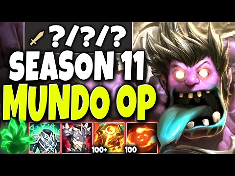Not even 4v5 can stop our Immortal Season 11 Mundo Build 🔥 LoL Best Mundo Preseason s11 Gameplay