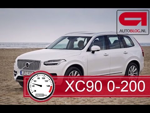 Volvo XC90 T8 acceleration 0-200