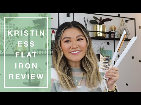 Kristin Ess 3-in-One Flat Iron REVIEW & Wave TUTORIAL
