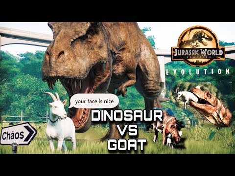 Jurassic Dominion Special ALL LARGE CARNIVORES EATING A GOAT #jurassicworld #jwe2 #jurassicpark