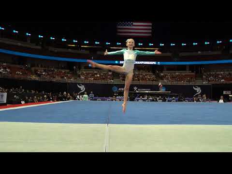 Lillian Lippeatt - Floor Exercise - 2017 P&G Championships - Junior Women - Day 2
