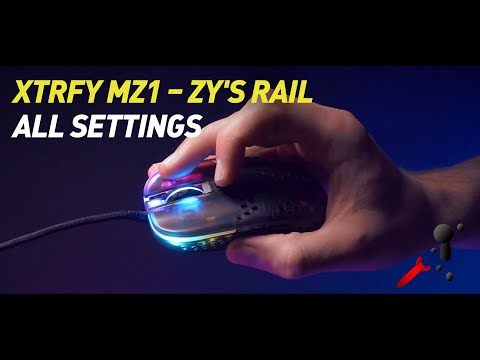 Миша бездротова Xtrfy MZ1 RGB Black (MZ1W-RGB-BLACK)