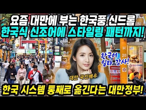 [유튜브] 연예인 육성 시스템까지 그대로 가져가는 대만정부│