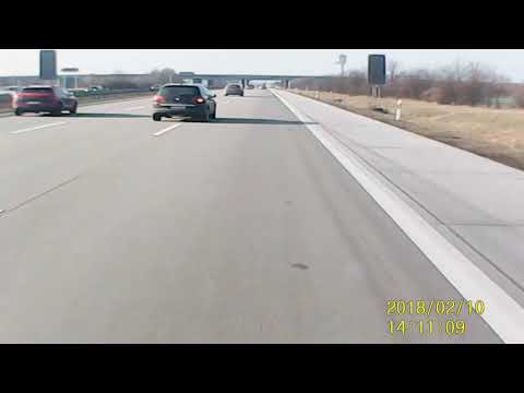 Unfall am Autobahn A14 - Leipzig/Halle Flughafen