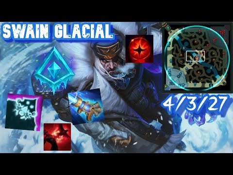 SWAIN CON AUMENTO GLACIAL ES MUY LINDO, swain support/ranked flex 5vs5
