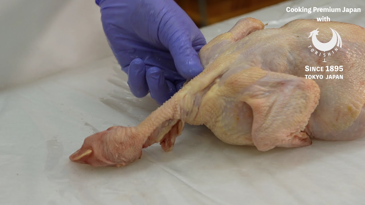 4K Pro【東京 鳥新 丸鶏の解体】Let’s cut up Whole Chicken