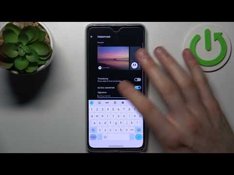 How to Apply the Custom Camera Watermark on the MOTOROLA Moto G72