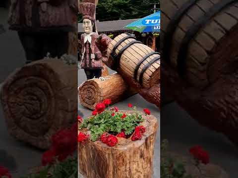 Slănic Moldova.  Mai 2022 la restaurant Cascada