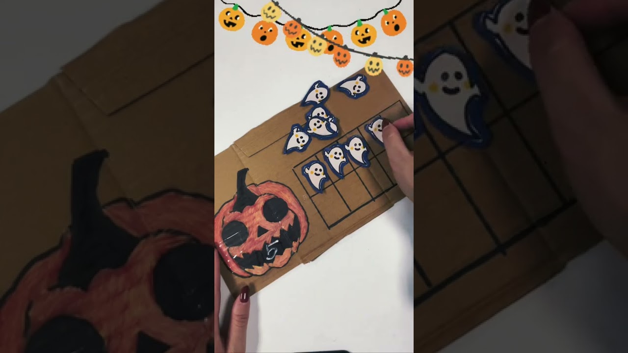 DIY Halloween Trick! Maths Trick and Play with Ghosts! | Simple Maths Crafts