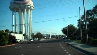 preview picture of video 'Cocoa, Florida Water Tower On Highway US1'