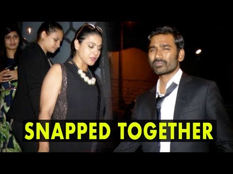Dhanush And Kajol Snapped Together Partying Post VIP 2 Trailer Launch