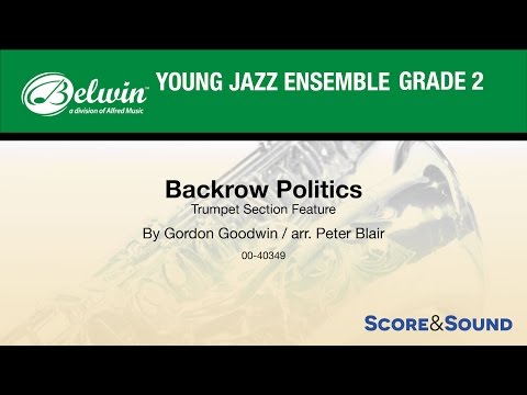 Backrow Politics arr. Peter Blair - Score & Sound