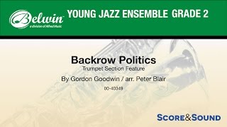 Backrow Politics arr. Peter Blair - Score & Sound