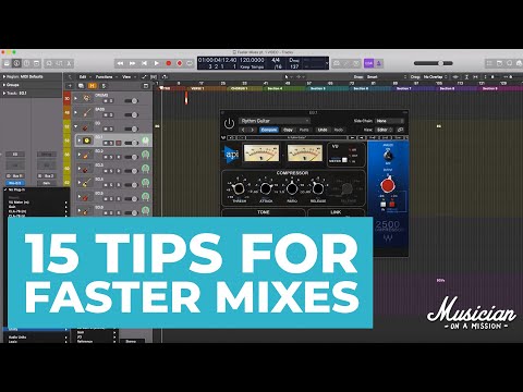 15 Mixing Tips for Faster Mixes