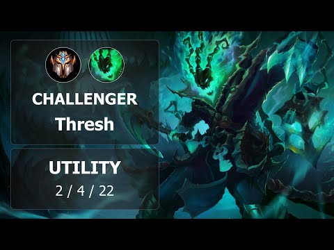 [Sup] Thresh vs Morgana | KR Challenger | Patch 9.5