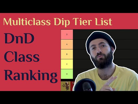 DnD Multiclass Tier List - Ranking The Best Dungeons And Dragons 5e Classes For Multiclass Dips