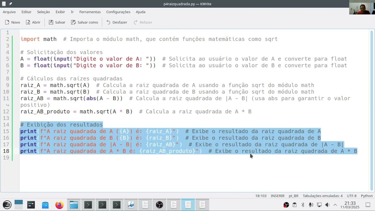O "b-a-bá" de python para iniciantes (parte 3)