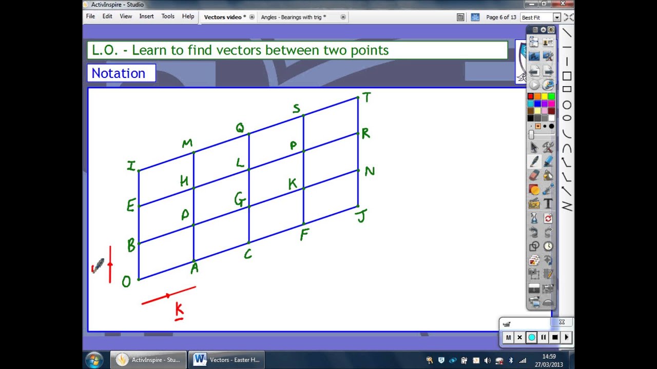Vectors Tutorial (1/4) - Introduction and notation