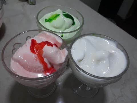 Home made Ice Cream ( വീട്ടിൽ തന്നെ ഉണ്ടാക്കാവുന്ന ഐസ് ക്രീം ) Rec. 22