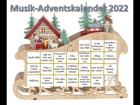 23.12.2022, Musik Adventskalender mit dem Lied "Kommet ihr Hirten"