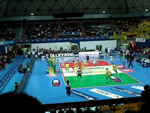 TRENTO-MODENA 3-0 Volley A1 Coppa Italia 2010 - 1/2 finale