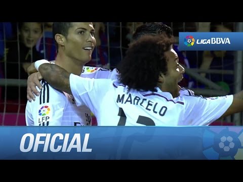 Buen gol de Cristiano (0-2) en el SD Eibar - Real Madrid - HD