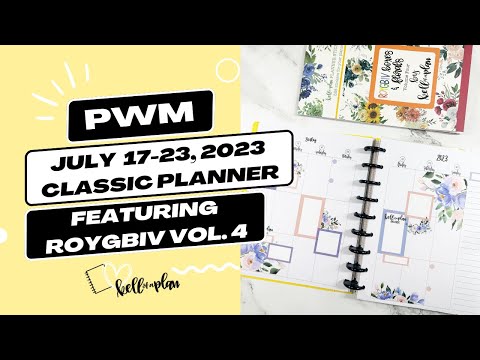 Plan with Me- July 17-23, 2023- Classic Kellofaplan Planner