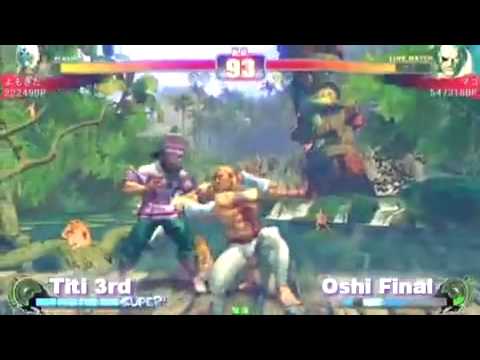 Street Fighter 4 Yomogida (El Fuerte) vs Mago (Sagat) - Adachi 5on5 Exhibition