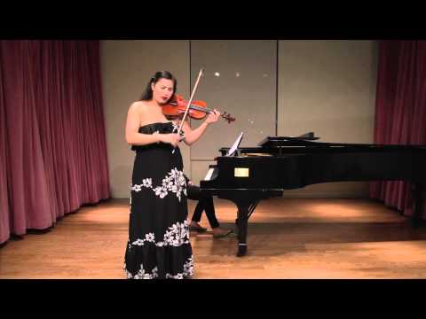 Christina Bouey - Korngold Violin Concerto in D Major Mvt. 1 (Moderato Nobile)