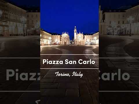 Mystery Night at Piazza San Carlo Torino, Italy #travel #torino #viral #nightlife