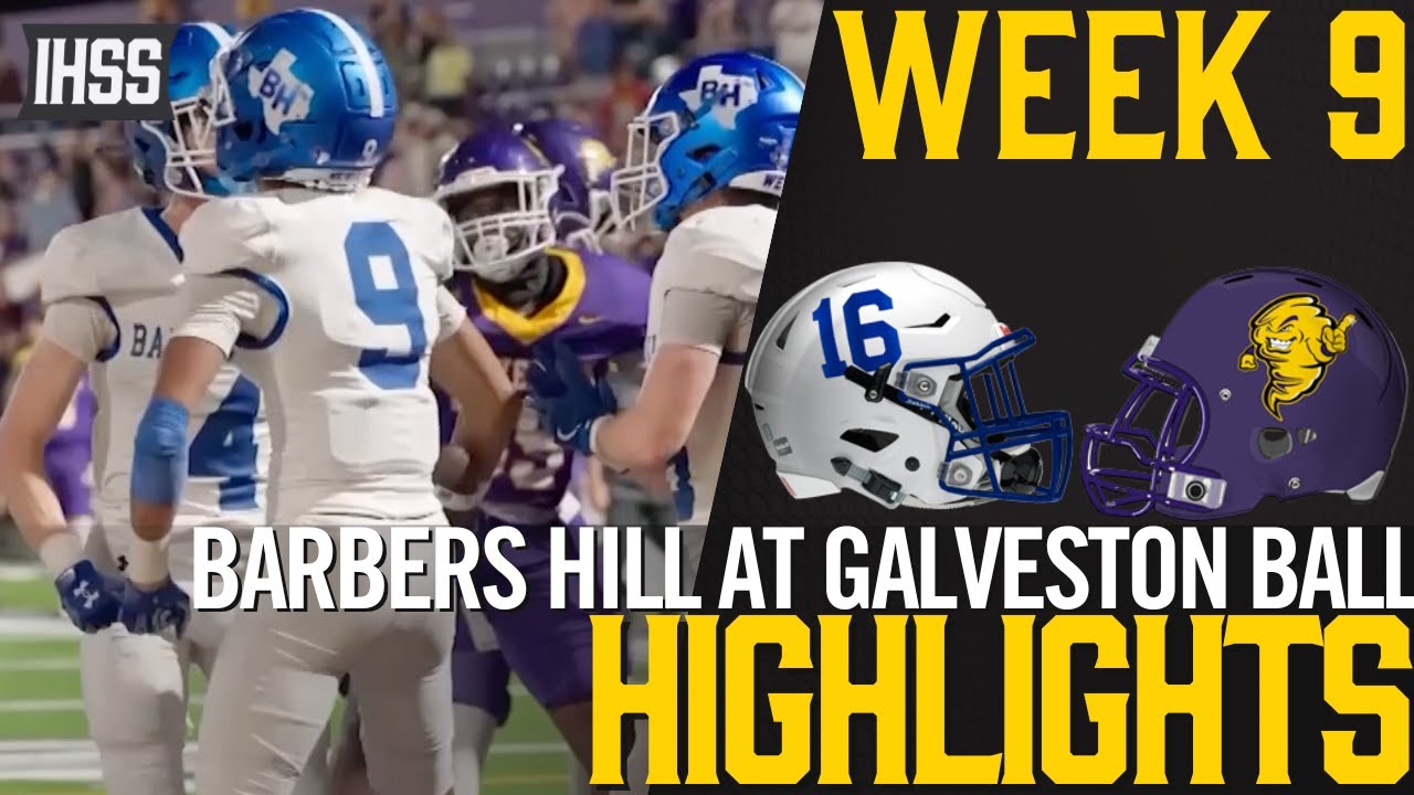Thrilling 5-OT Battle: Barbers Hill vs. Galveston Ball Highlights | High School Football Excitement