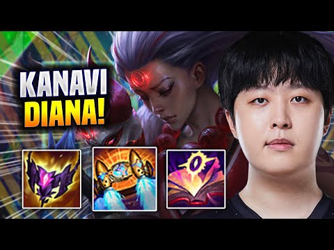 KANAVI IS SO CLEAN WITH DIANA! - JDG Kanavi Plays Diana Jungle vs Graves! | Season 2022