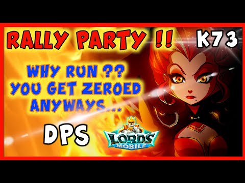 HE MIGRATED OUT & Still Got ZEROED ! - RALLY PARTY on Big Guys - DPS || Lords Mobile