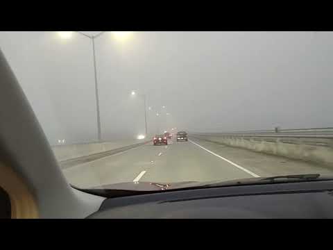 driving in the fog to Hollywood casino