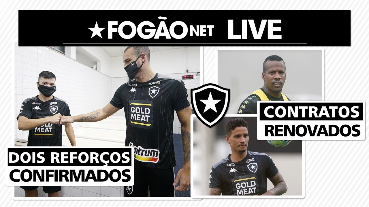 LIVE | Botafogo anuncia 2º reforço para 2021, acerta com Jonathan, prorroga contratos e libera goleiro