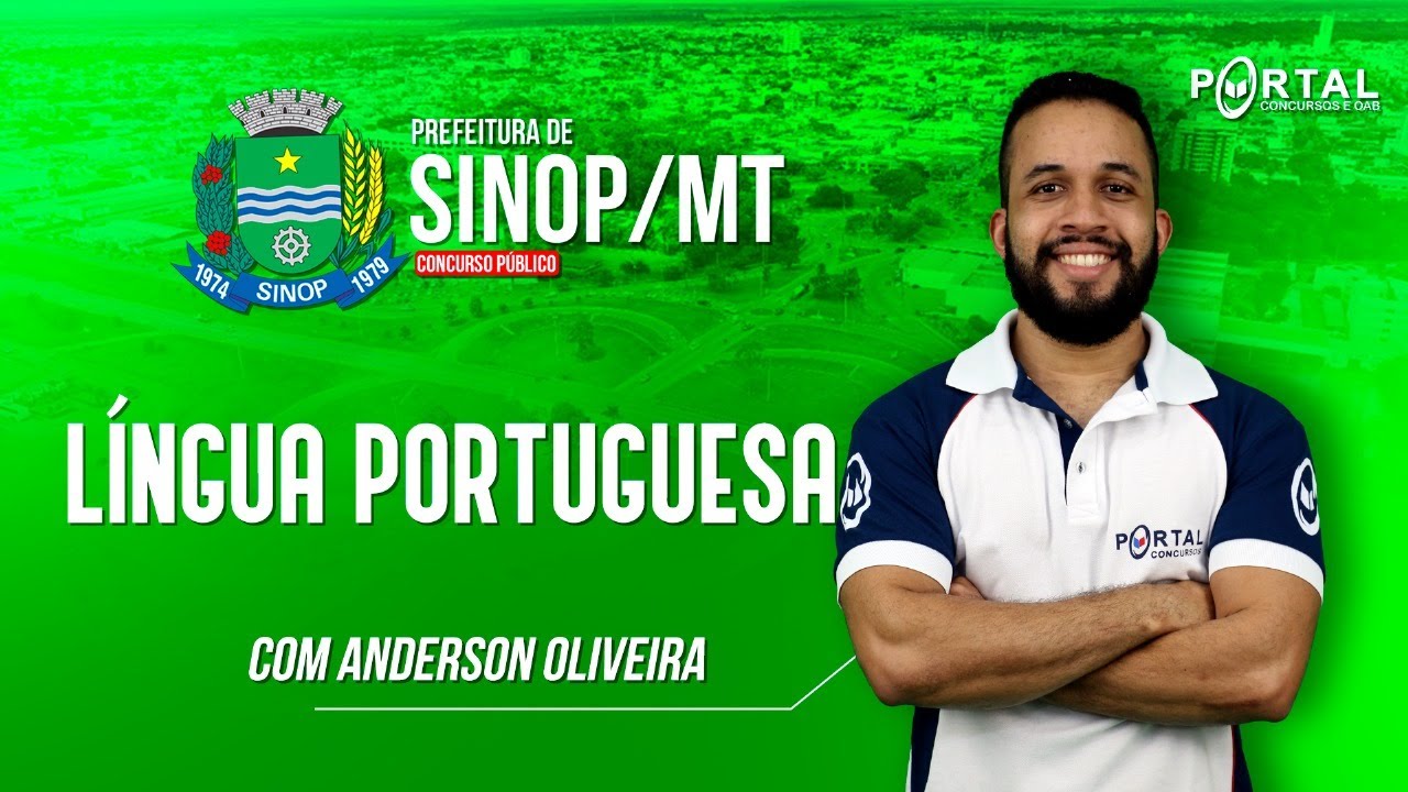 CONCURSO PREF. SINOP/MT: LÍNGUA PORTUGUESA @CursosdoPortal