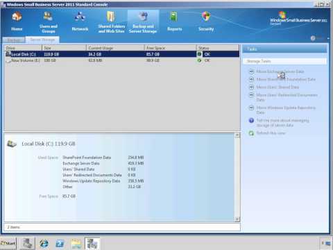 SBS 2011 Standard Learning Bites - Managing Storage.wmv