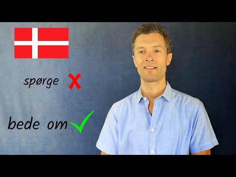 How to say "to ask somebody to do something" in Danish