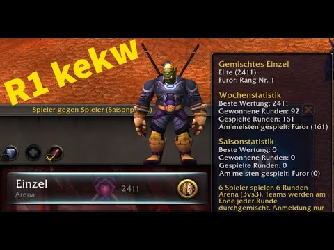 RANK 1 FURY WARRIOR in rated soloq kekw #soloschaufel