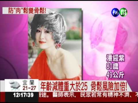 當心減肥減出病! 太胖太瘦易骨鬆