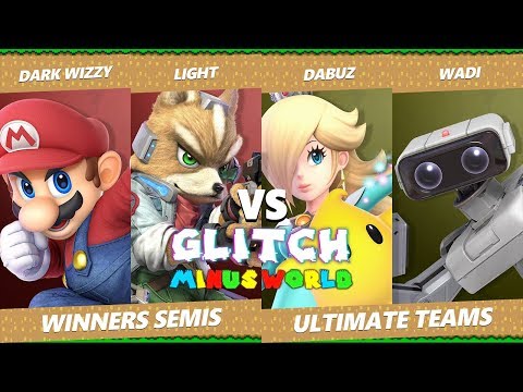 Glitch 7 SSBU - Dark Wizzy & Light Vs. WaDi & Dabuz - Smash Ultimate Tournament Winners Semis