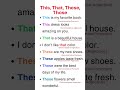 THIS THAT THESE THOSE Explained Learn Demonstrative Pronouns Adjectives With Examples