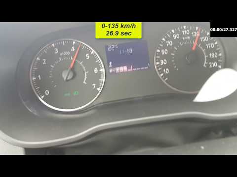 Dacia Duster II 1.6 115 PS Acceleration 0-100 km/h & 0-135 km/h
