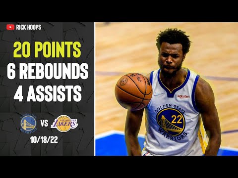 Andrew Wiggins 20 POINTS FULL HIGHLIGHTS vs Lakers October 18th, 2022