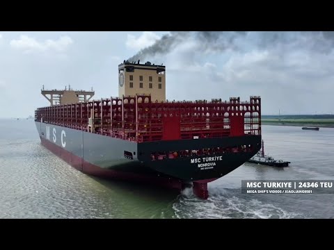 Mega container vessel largest the world | Ship tour