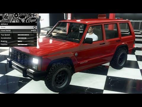 GTA 5 - Past DLC Vehicle Customization - Canis Seminole Frontier (Jeep Cherokee)